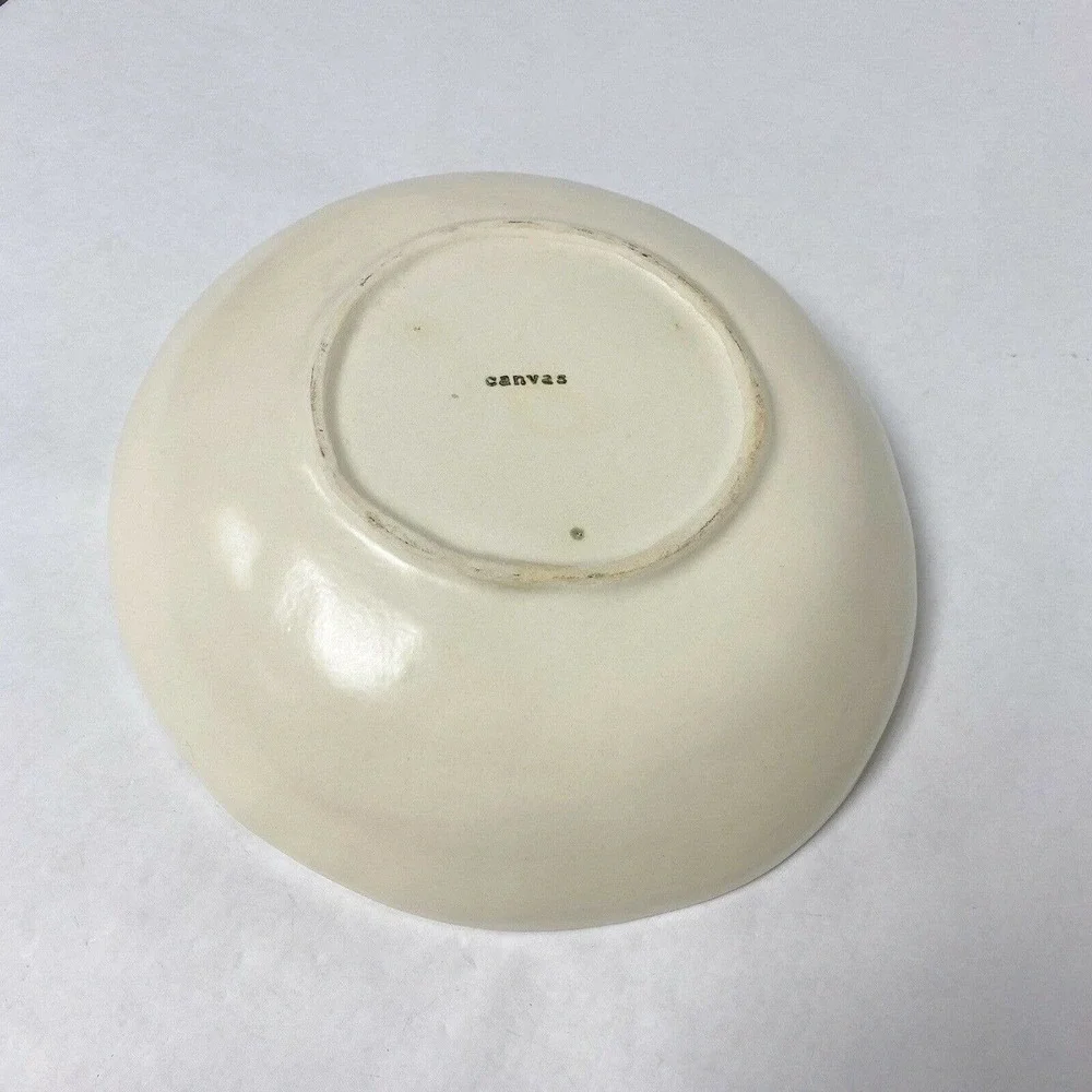 Early Canvas Home Morandi Collection Prototype Stoneware Serving Bowl Sample - Picture 4 of 5